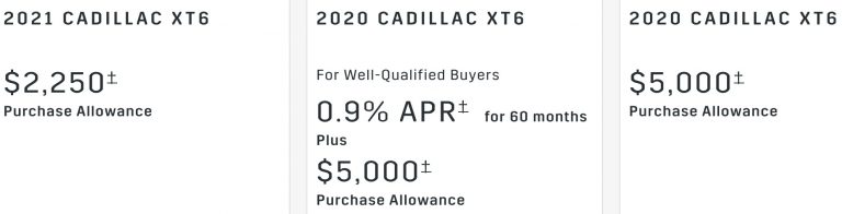 cadillac-xt6-rebate-takes-5-000-off-in-february-2021