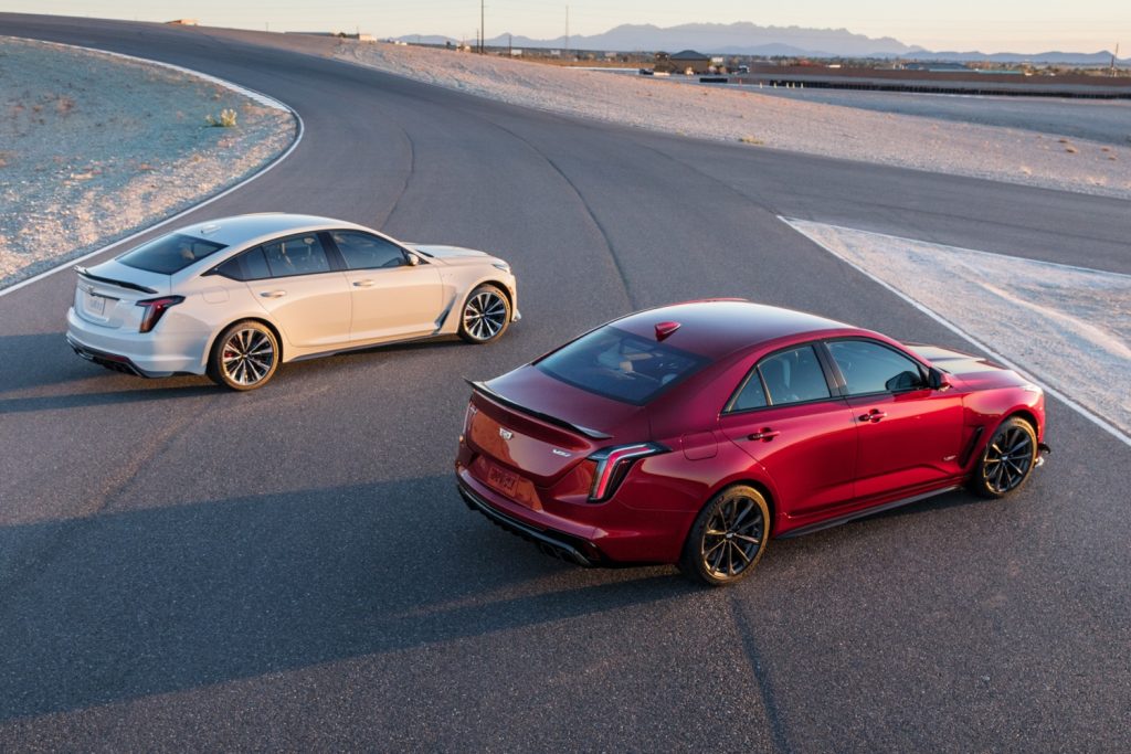 Cadillac CT4-V Blackwing and CT5-V Blackwing Sedans Debut in 'Forza Horizon  5