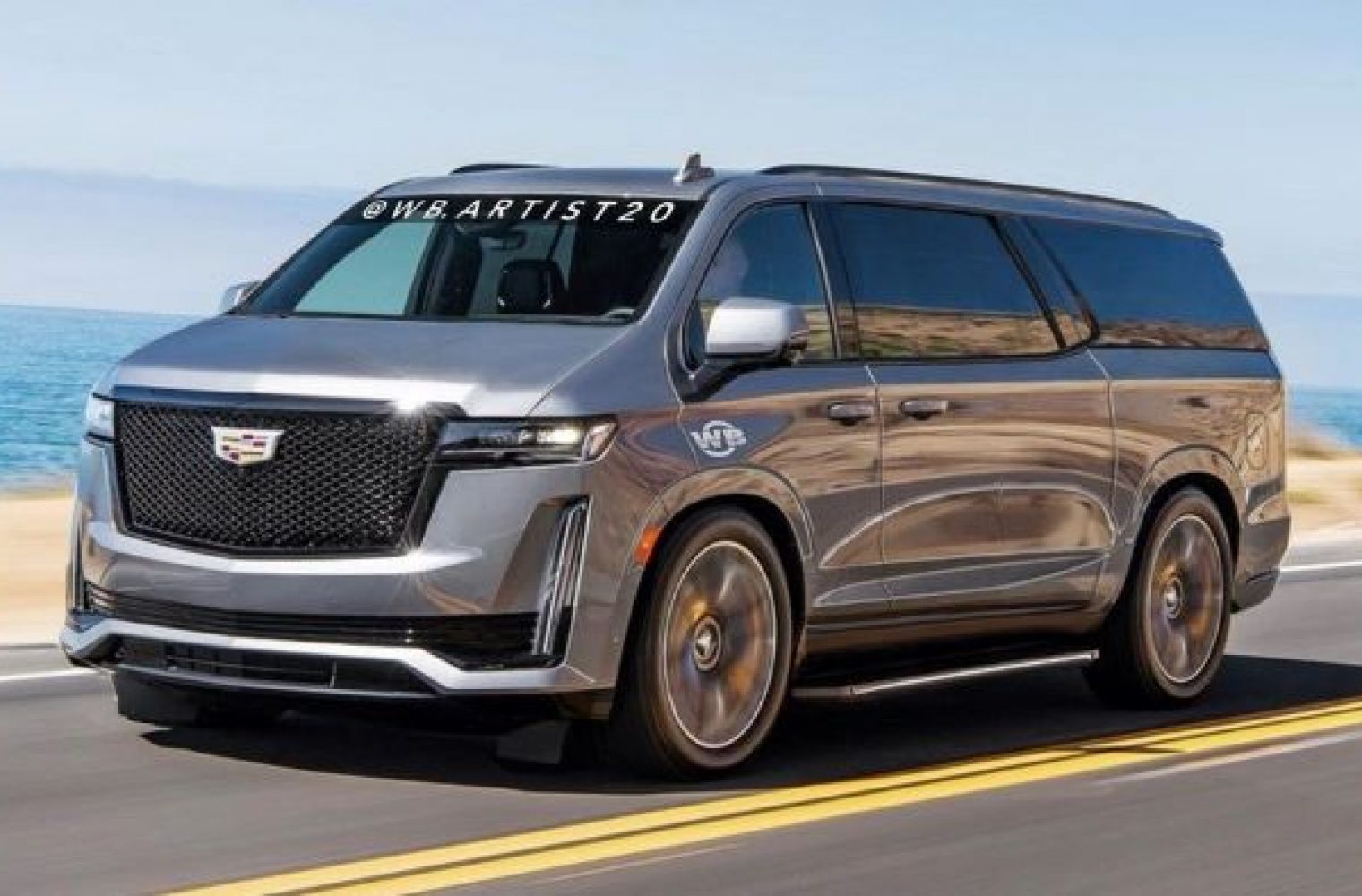 Artist Imagines A Cadillac Escalade Based Luxury Van