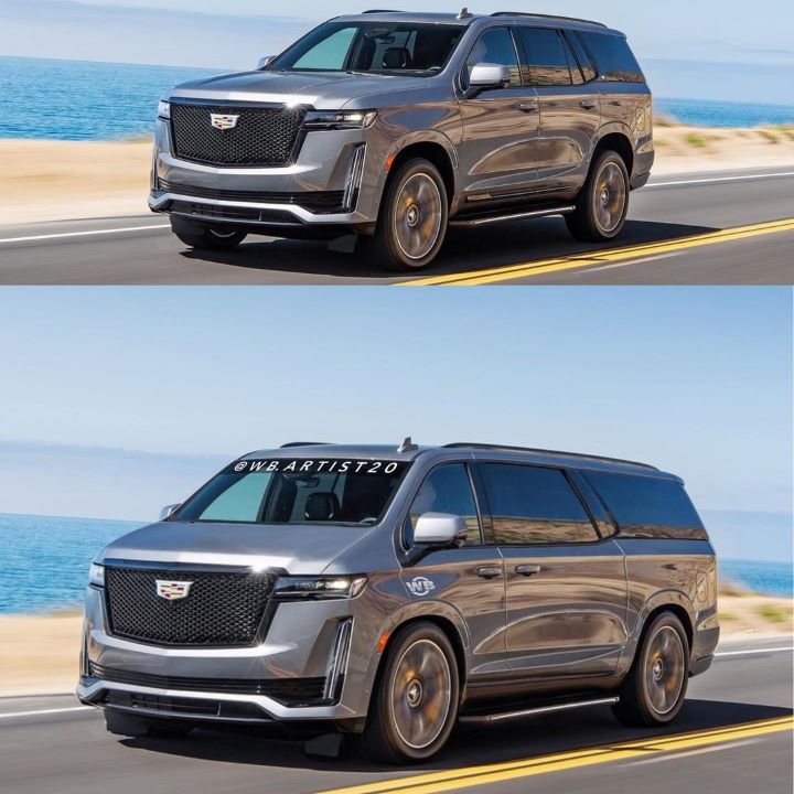 Cadillac Escalade minivan rendering