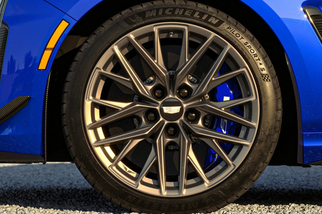 2022 Cadillac CT4-V Blackwing Blue Brembo Brakes J6B