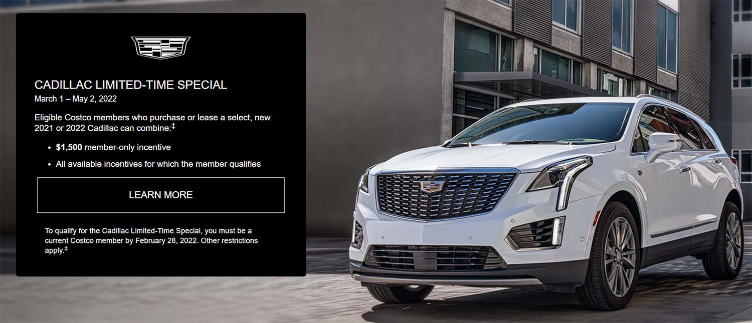 Costco Members Eligible For 1 500 Rebate On Cadillac Models Best 
