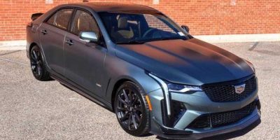 2022 Cadillac CT4-V Blackwing In Dark Emerald Frost: Live Photos