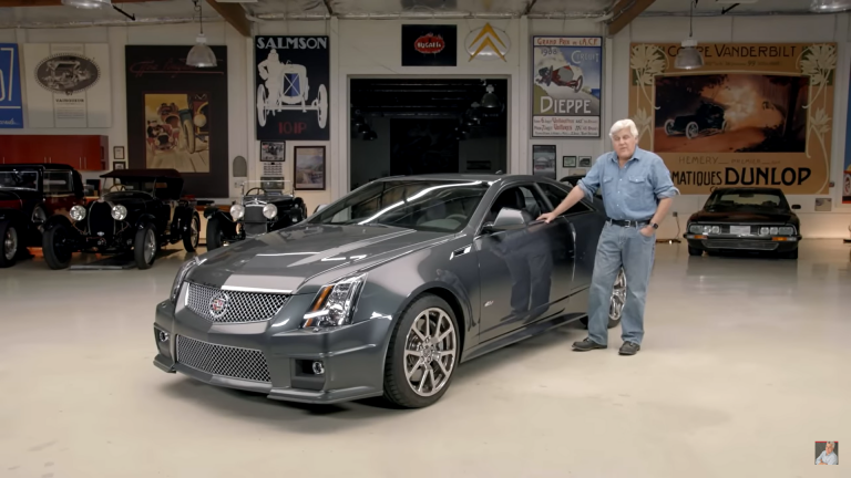 Watch Jay Leno Review His 2012 Cadillac CTS-V Coupe: Video