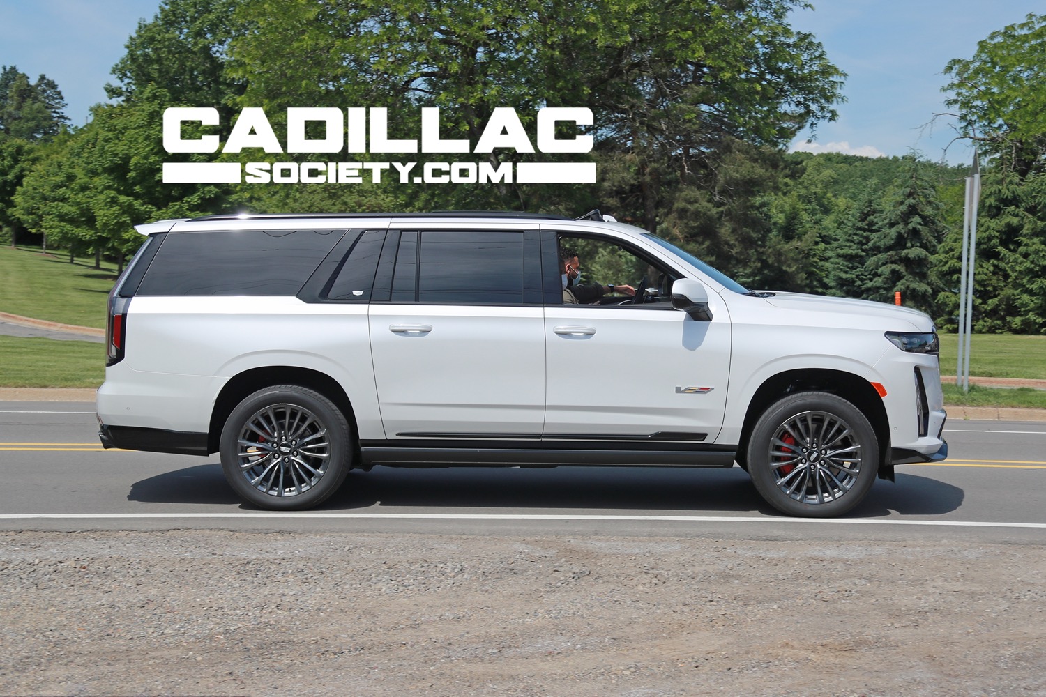 2023 Cadillac EscaladeV In Crystal White Tricoat Live Photo Gallery