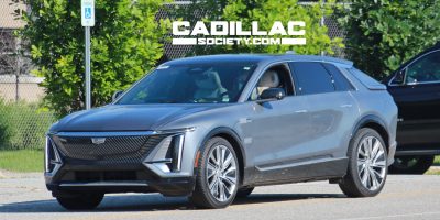 2023 Cadillac Lyriq In Satin Steel Metallic: Live Photo Gallery