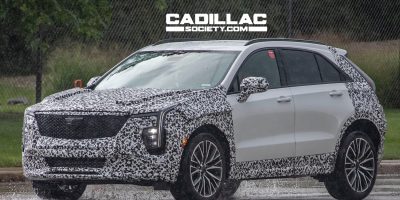 Refreshed 2024 Cadillac XT4 Spy Shots Reveal All-New Front End Design