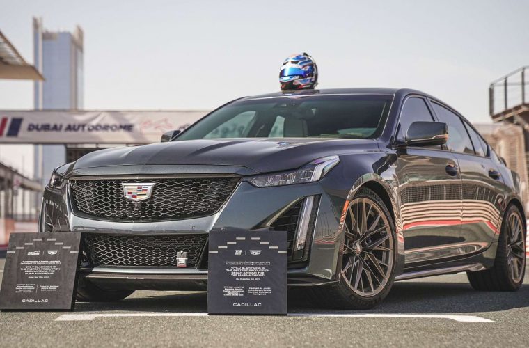 Cadillac CT5-V Blackwing Sets Record At Dubai Autodrome GP Circuit