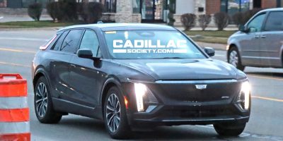 2024 Cadillac Lyriq Sport Spotted Without Grille Lights