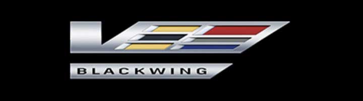 The new Cadillac V-Series Blackwing logo.