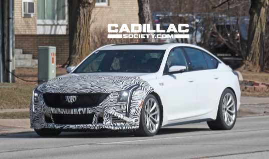 Refreshed Cadillac CT5-V Blackwing Spied Testing: Photos