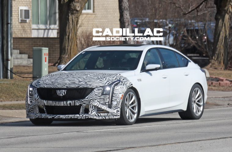 Refreshed Cadillac CT5-V Blackwing Spied Testing: Photos