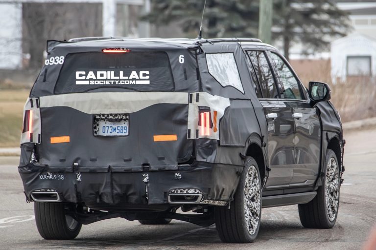 Refreshed 2024 Cadillac Escalade ESV Spied For The First Time