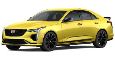 Black Spoiler Added To Onyx Package For 2024 Cadillac CT4-V