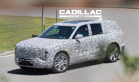 Above-Lyriq Electric Cadillac Crossover Spied Testing Again