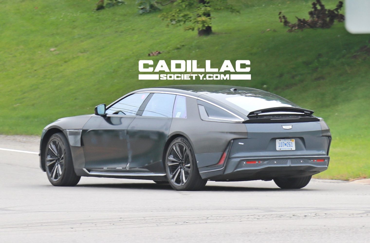 2024 Cadillac Celestiq With Deployed Rear Wing First Pictures