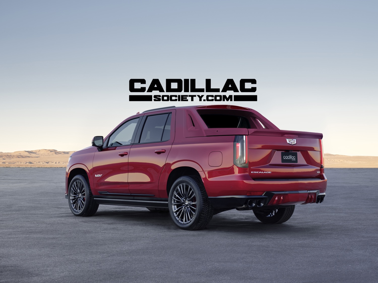 We Render The Cadillac Escalade-V EXT