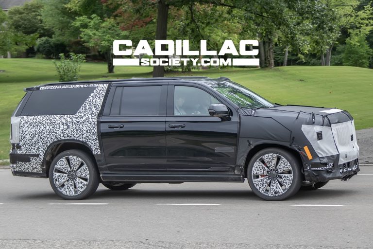 2025 Cadillac EscaladeV ESV Spotted Testing On 24Inch Wheels