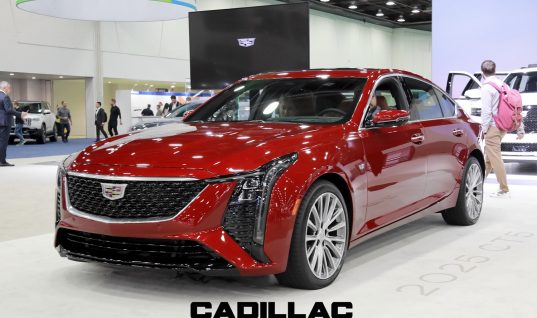 Refreshed 2025 Cadillac CT5 Gets Mondrian Accent In New Headlight: Video