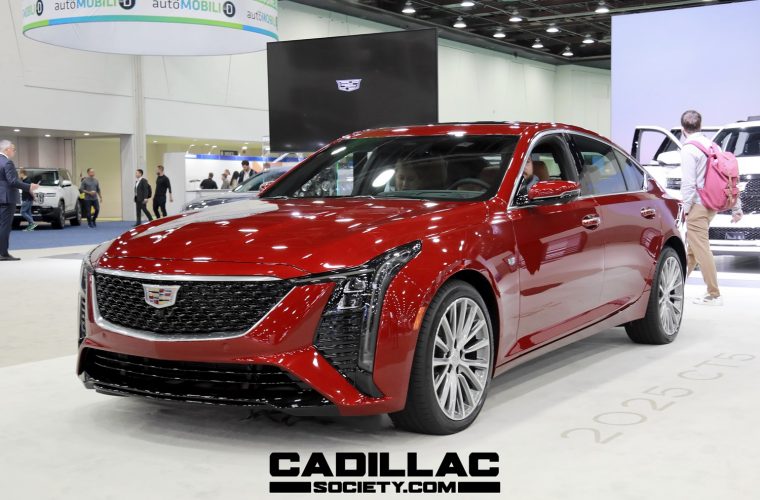 Refreshed 2025 Cadillac CT5 At Detroit Auto Show: Live Gallery