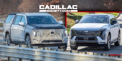 Refreshed 2025 Cadillac Escalade Front Fascia Spied Doing Its Best Escalade IQ Impression