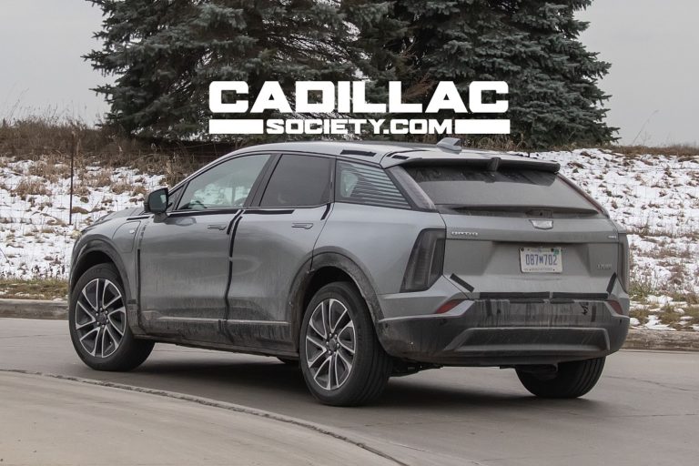 Optiq Rear First Cadillac Optiq On-The-Road Photos Surface