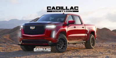 Cadillac Escalade Truck Rendering Looks Right At Home Off-Road