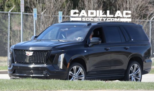 Refreshed 2025 Cadillac Escalade Sport Caught Testing Completely Undisguised