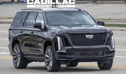 2025 Cadillac Escalade-V Spotted Camo-Free, Revealing New Details