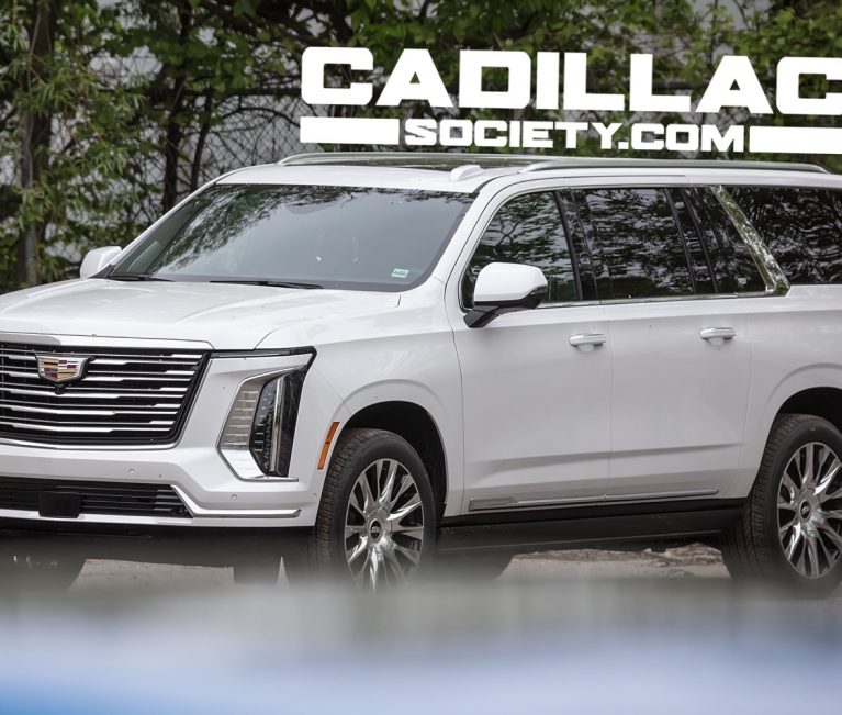 2025 Cadillac Escalade ESV Premium Luxury Platinum Spied Before Reveal