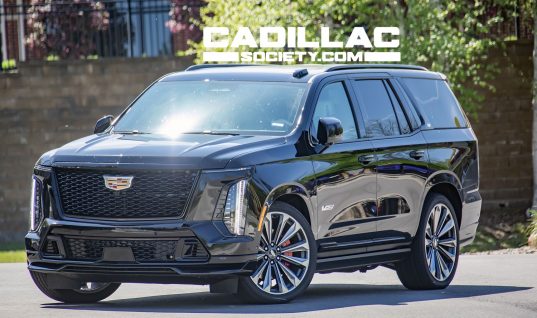 Here’s The Refreshed 2025 Cadillac Escalade-V Interior Before You’re Supposed To See It: Photos