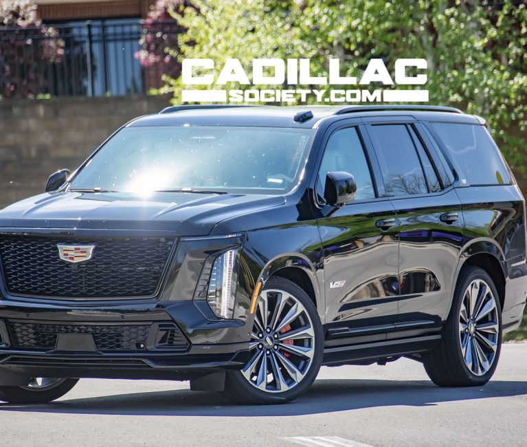Here’s The Refreshed 2025 Cadillac Escalade-V Interior Before You’re Supposed To See It: Photos