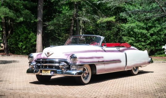 1953 Cadillac Series 62 Convertible With Pink Accents Up For Auction: Photos