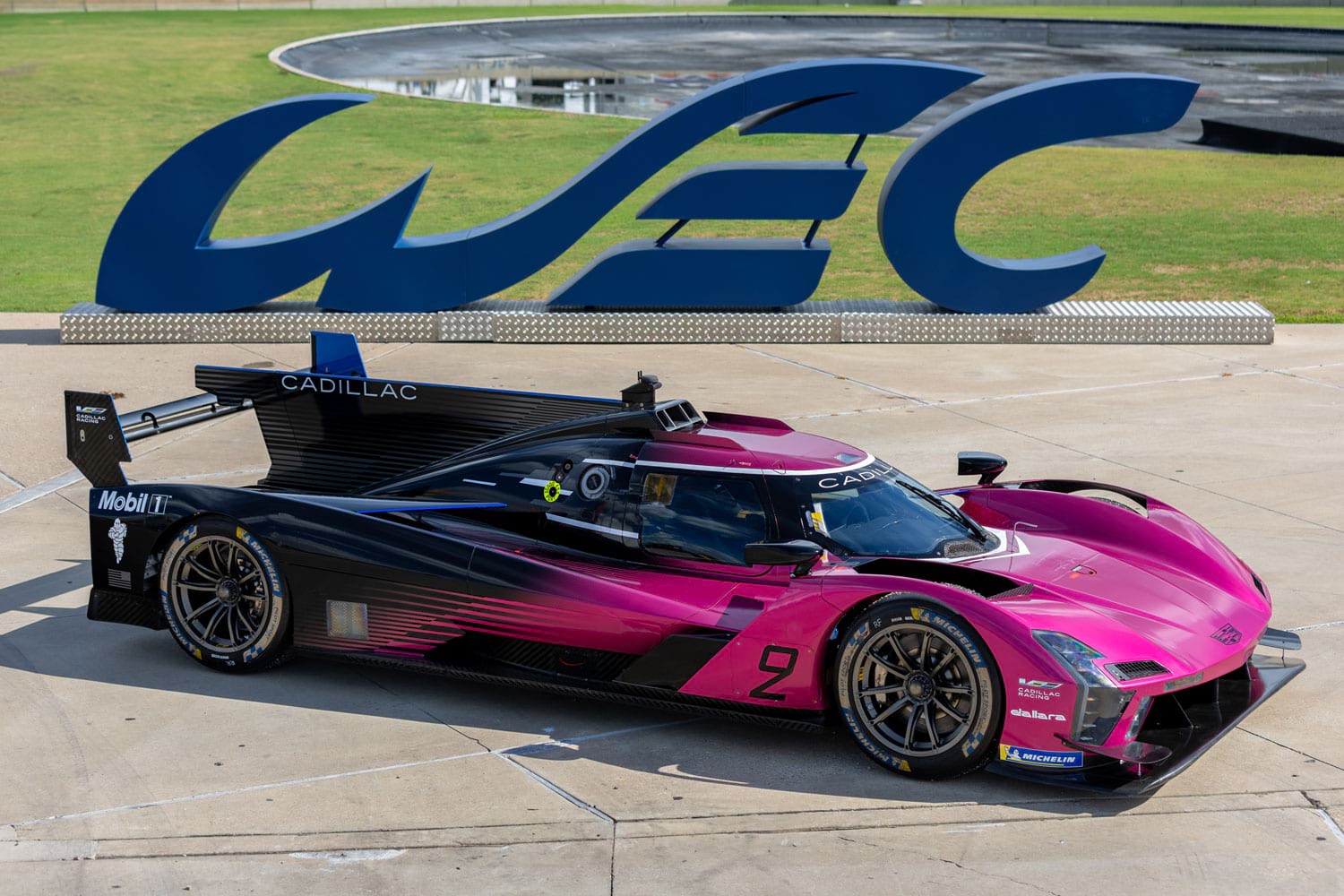 Pink Cadillac V-Series.R Livery For Pink Cadillac Day At COTA: Photos