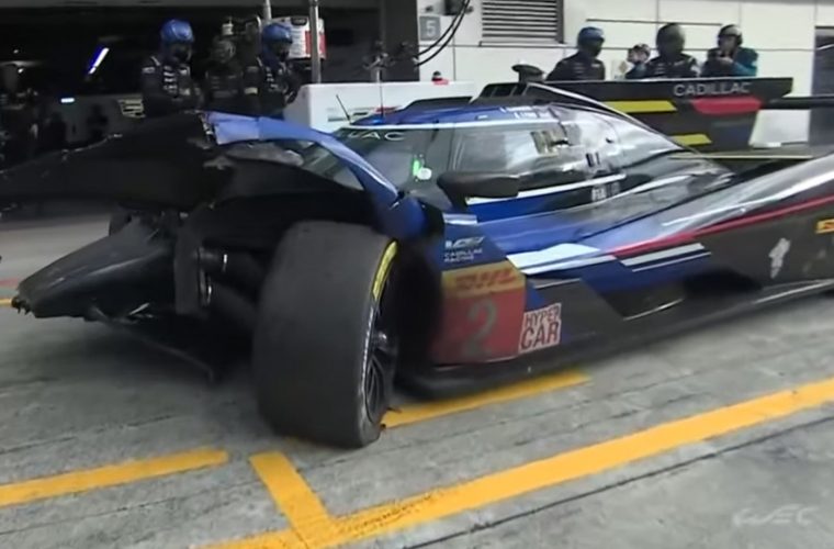 Cadillac Racing Wrecks Out At Fuji 2024: Video