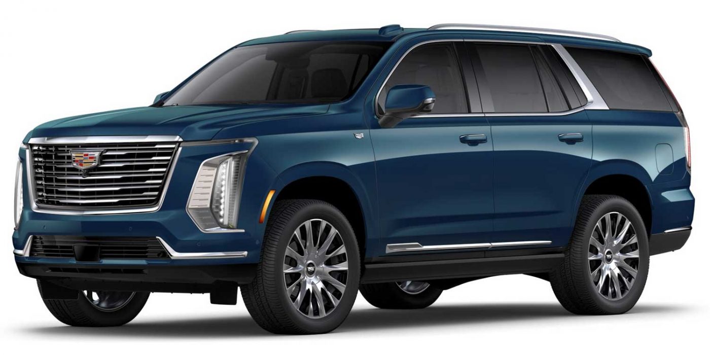 New Deep Sea Metallic Color In The 2025 Cadillac Escalade: First Look