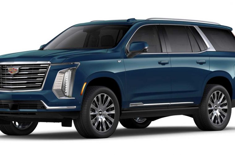 New Deep Sea Metallic Color In The 2025 Cadillac Escalade: First Look