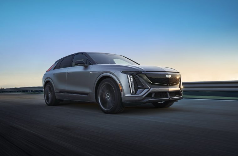 Upcoming Cadillac Lyriq-V Seems To Ride Much Lower Than Regular Lyriq