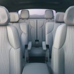 2026 Cadillac Vistiq Sport - Press Photos - Interior 003 - cabin - front row - second row - third row