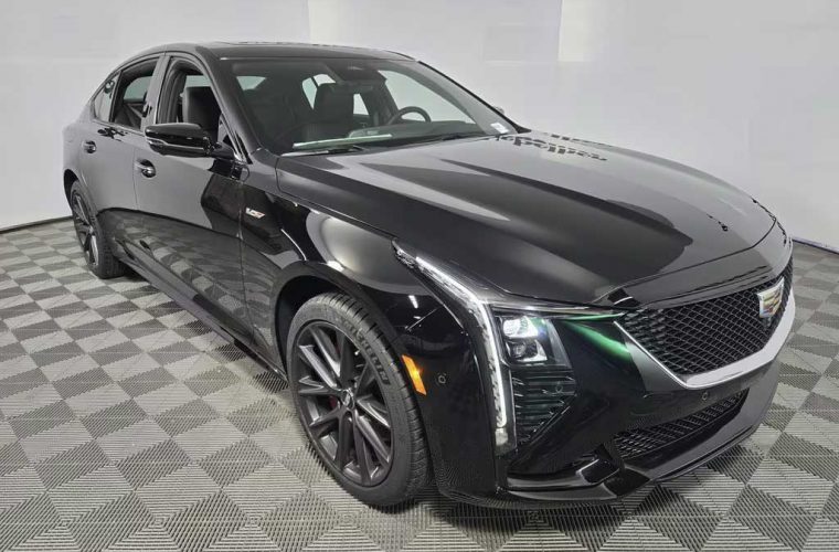 Refreshed 2025 Cadillac CT5-V Has A (Strange) Chrome Grille Accent