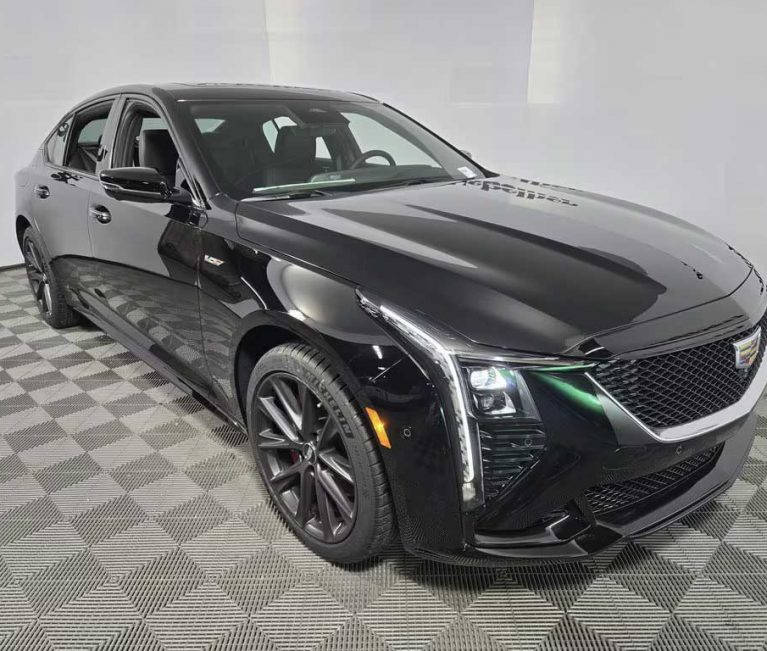 Refreshed 2025 Cadillac CT5-V Has A (Strange) Chrome Grille Accent