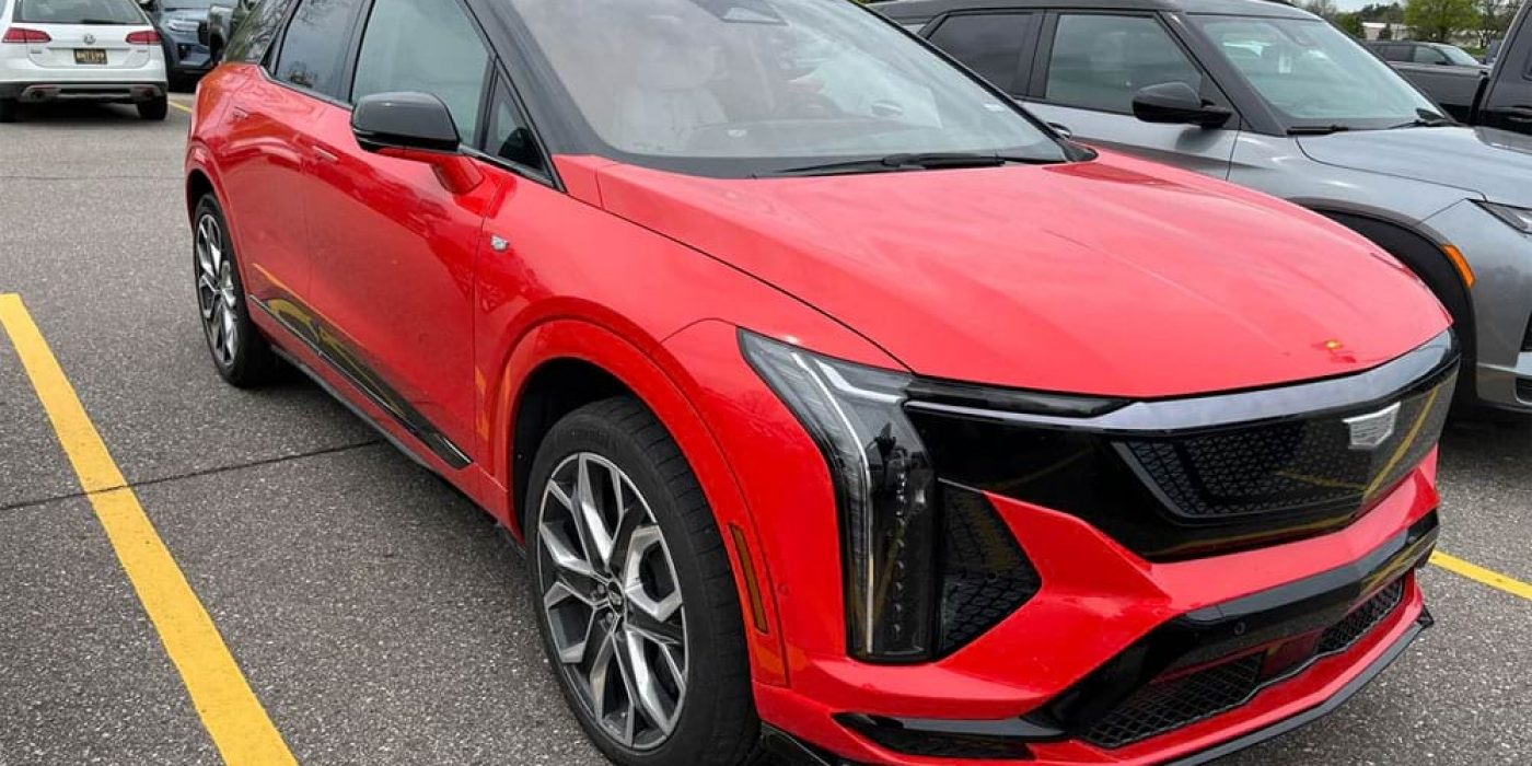 Photos Show 2026 Cadillac Optiq-V In The Real World Without Camouflage