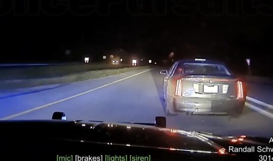 Cadillac STS Sedan Taken Down By Arkansas State Police After High-Speed Chase: Video