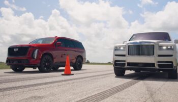 Cadillac Escalade-V Takes On Rolls-Royce Cullinan In Heavyweight Race: Video