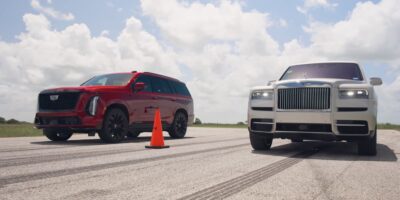 Cadillac Escalade-V Takes On Rolls-Royce Cullinan In Heavyweight Race: Video