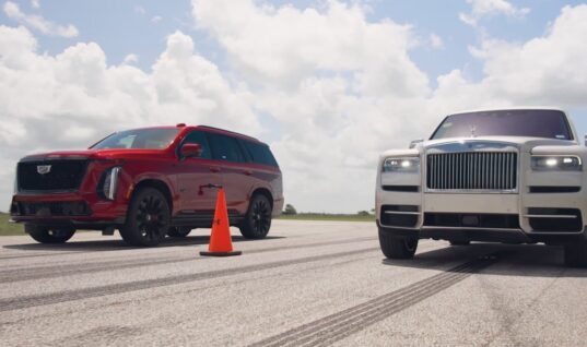 Cadillac Escalade-V Takes On Rolls-Royce Cullinan In Heavyweight Race: Video